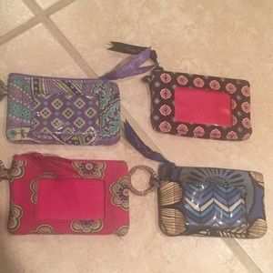 Various VERA BRADLEY ID wallets and lanyards